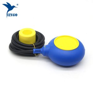 Regulator nivoja nivoja MAC 3 v plavajočem rumenem in modrem barvnem kablu