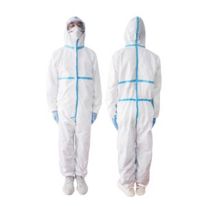 Medicinsko zaščitno oblačilo za enkratno uporabo za zaščito celega telesa laboratorijsko preprečevanje epidemij
